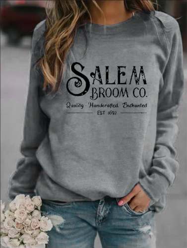 Letter Print Long Sleeve Sweatshirt