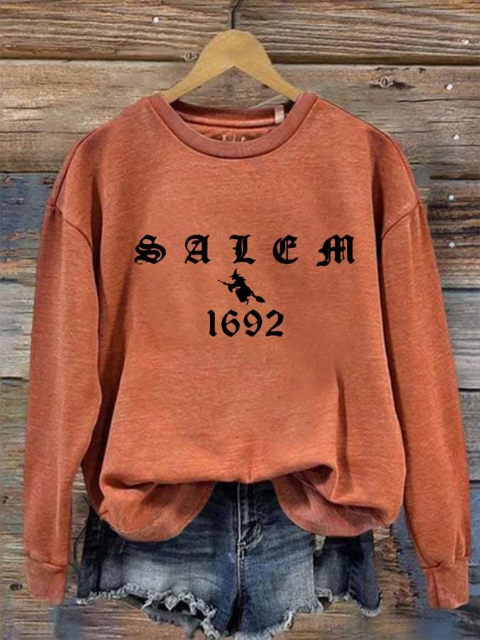 Women's Salem1692 They Missed One Halloween Witch Casual Sweatshirt