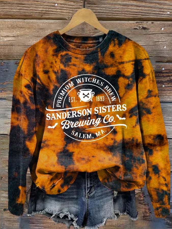 Women's Halloween Sanderson Sister Brewing Co Casual Sweatshirt