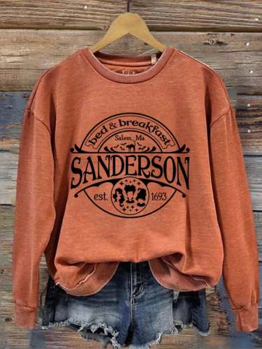 Women's Bed & Breakfast Sanderson Salem Print Casual Sweater