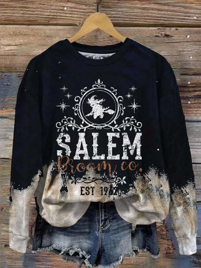 Women's Salem Broom Company EST 1962 Print Sweatshirt