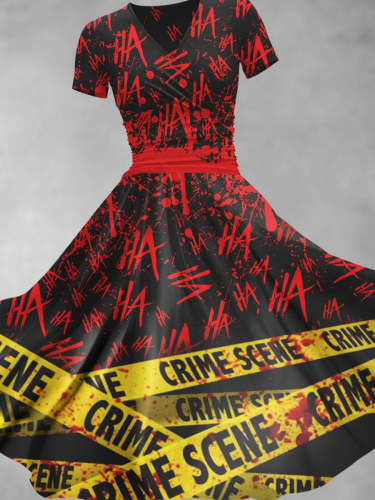Women's Halloween Art Maxi Dress