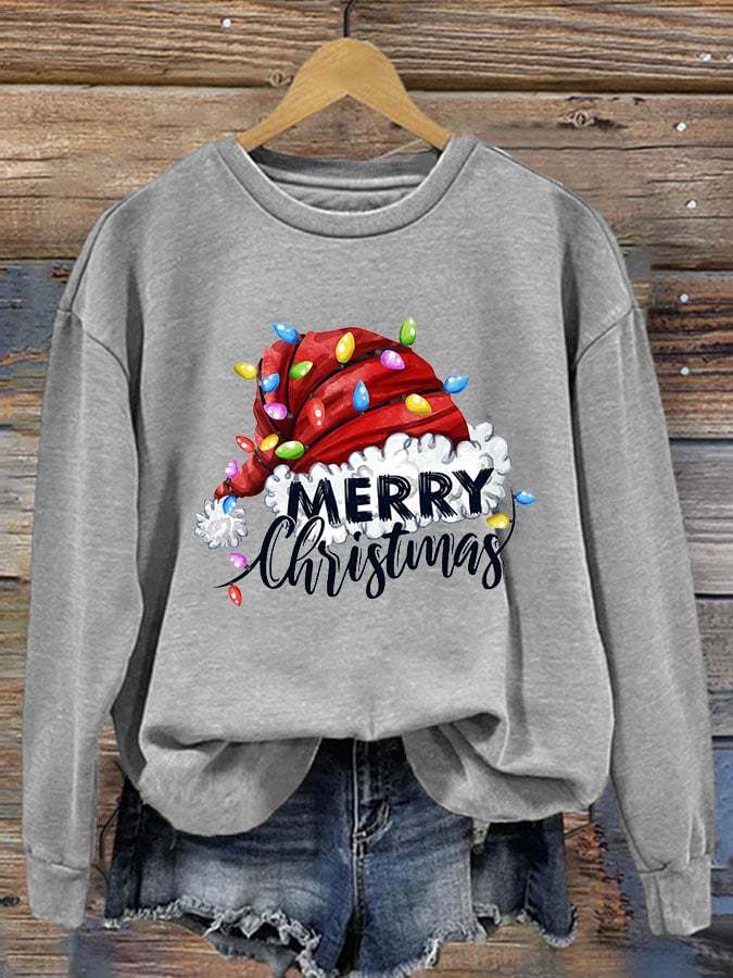 Christmas Women's Printed Long Sleeve Sweatshirt