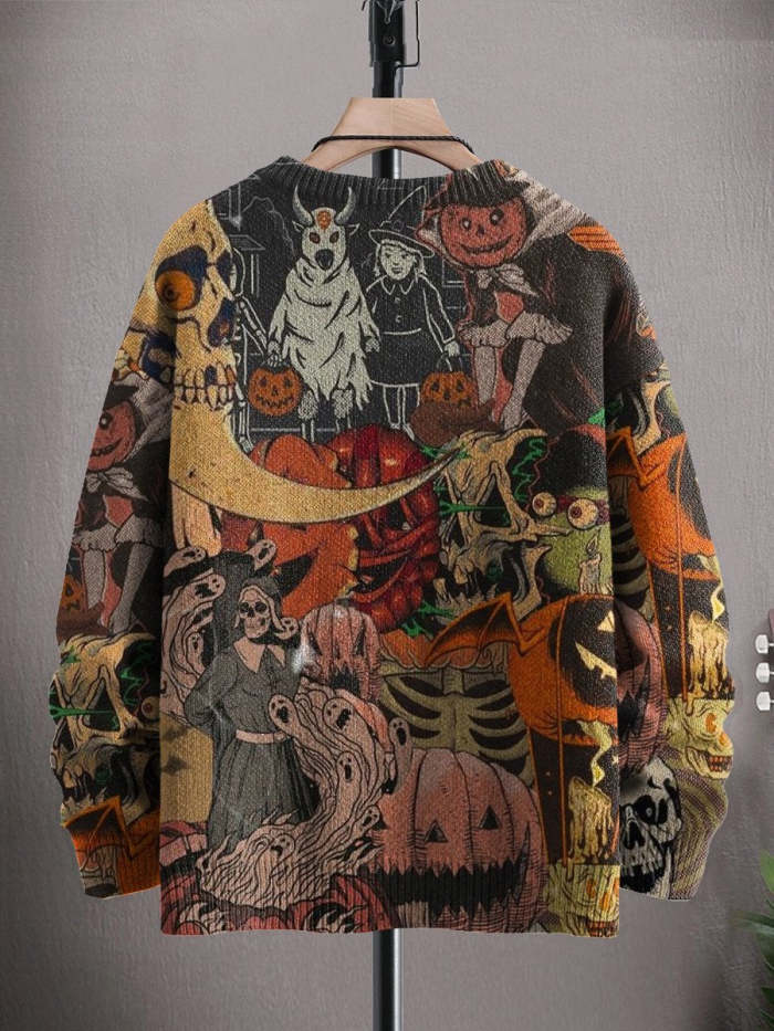 Halloween Funny Print Casual Sweatshirt