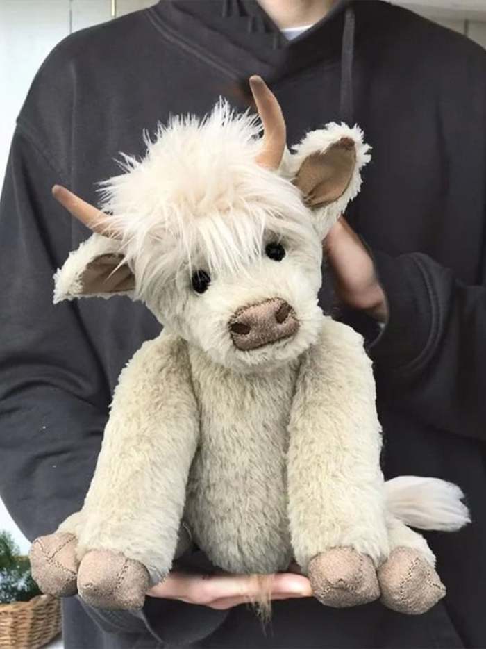 🔥Buy 3 Get 10% Off🔥Scottish Handmade Highland Cattle Dolls