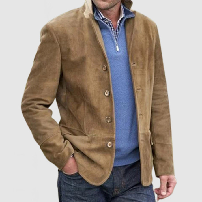Men's Vintage Casual Button Down Jacket