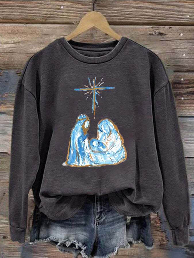 Faith Women's Casual Printed Sweatshirt