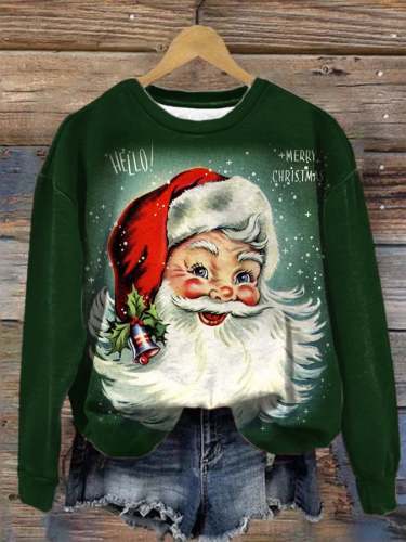 Women's Santa Claus Christmas Casual Sweatshirt