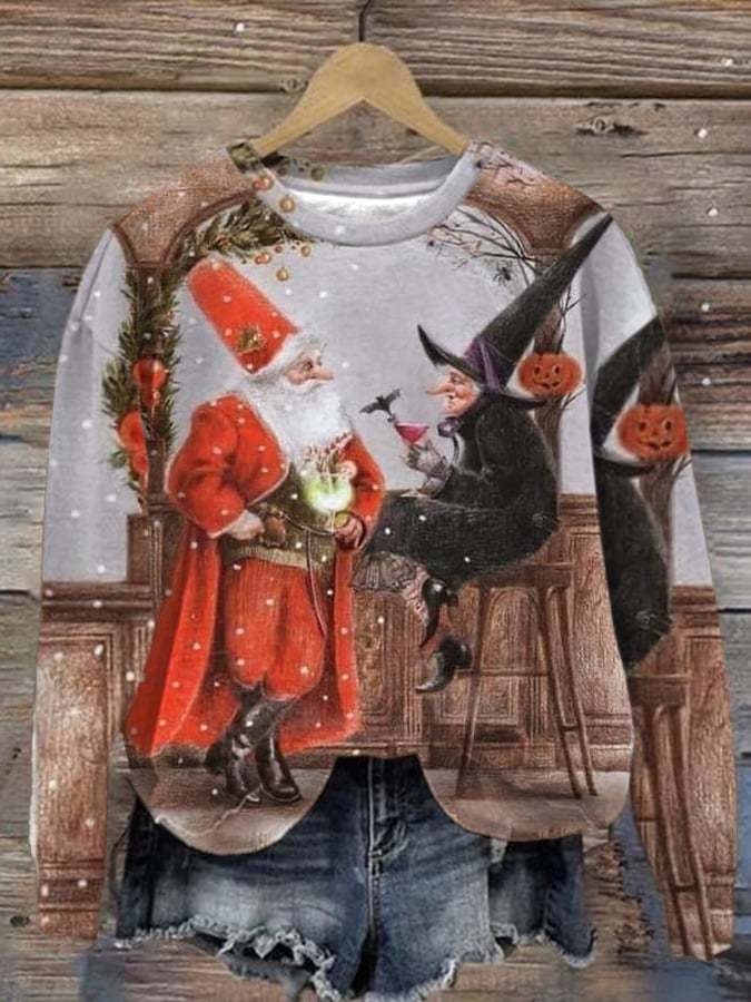 Women's Christmas Casual Printed Sweatshirt