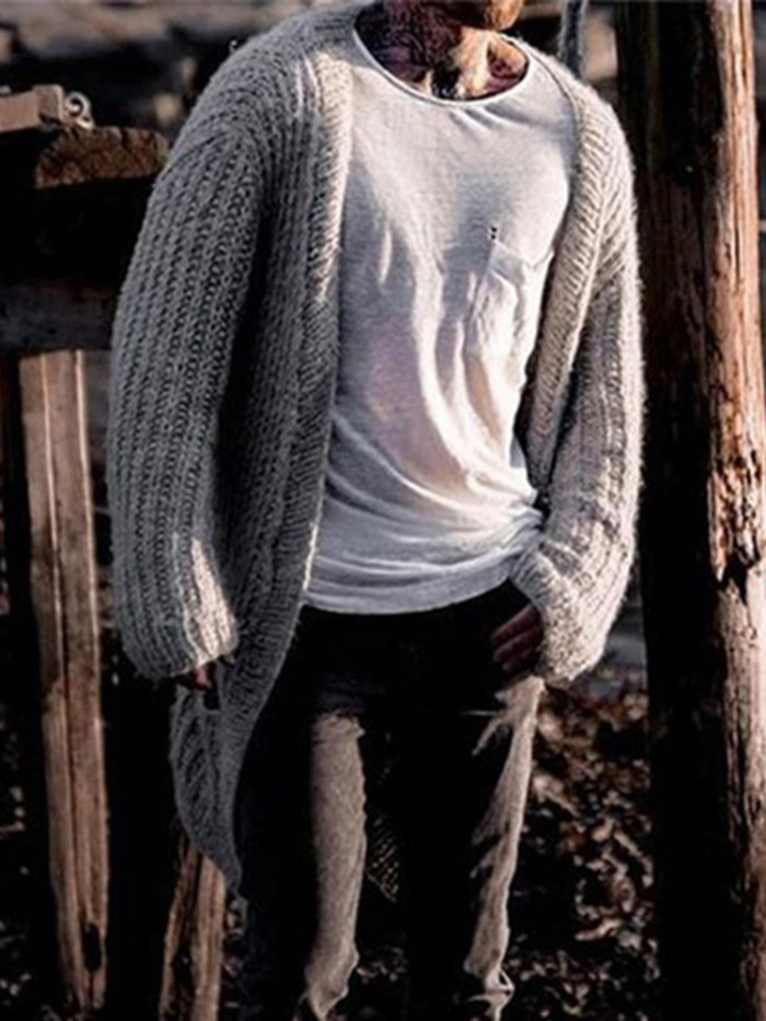 Casual Knitted Sweater Cardigan Coat