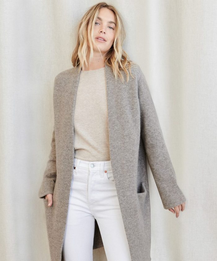 Long Patch Pocket Sweater Coat (Buy 2 free shipping)