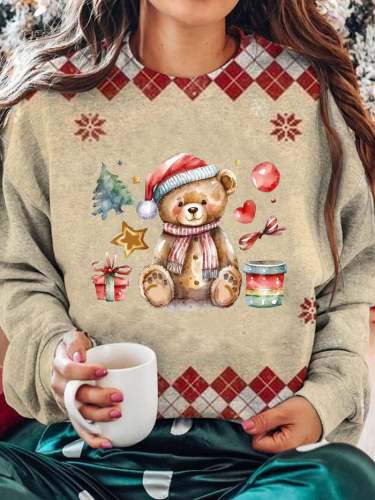 Women's Merry Christmas Print Sweatshirt