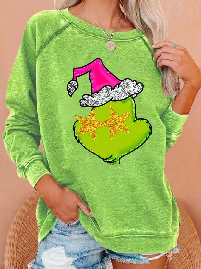 Women's Christmas Graphic Print Sweatshirt