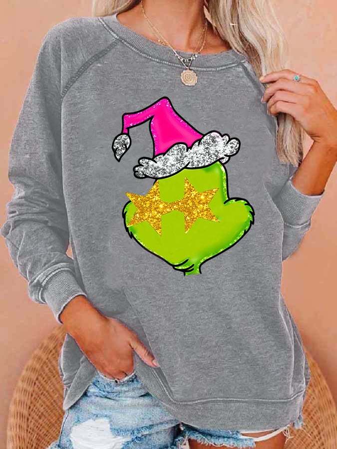 Women's Christmas Graphic Print Sweatshirt
