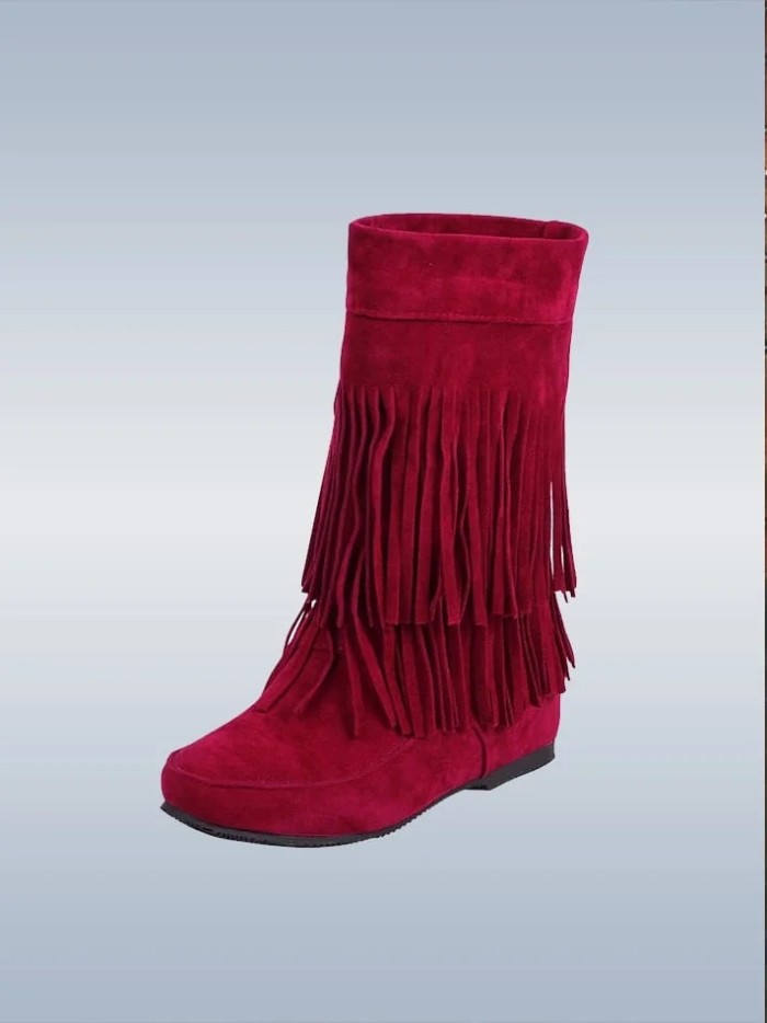 Women's Vintage Tassel Boots