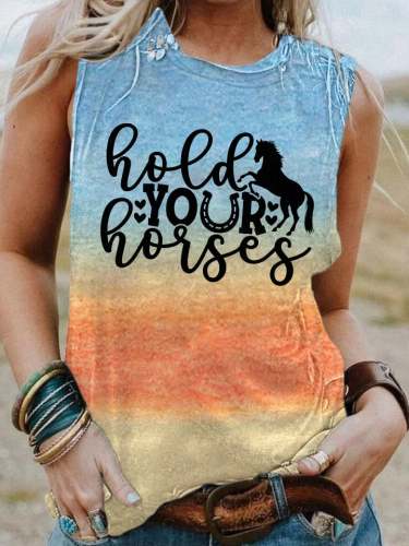 Women's Hold Your Horses Tank Top
