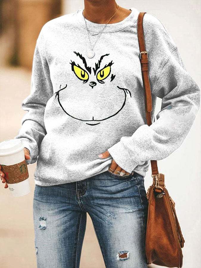 Women's Christmas Print Sweatshirt