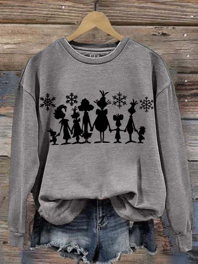 Women'S Christmas Printed Casual Sweatshirt