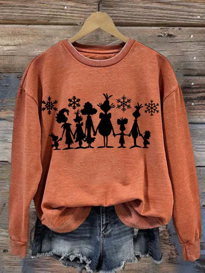 Women'S Christmas Printed Casual Sweatshirt