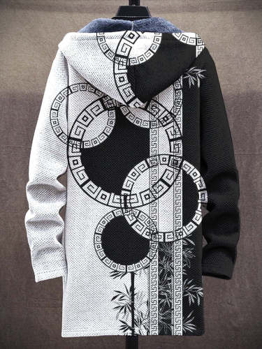 Unisex Art Long-Sleeved Sweater Coat Cardigan