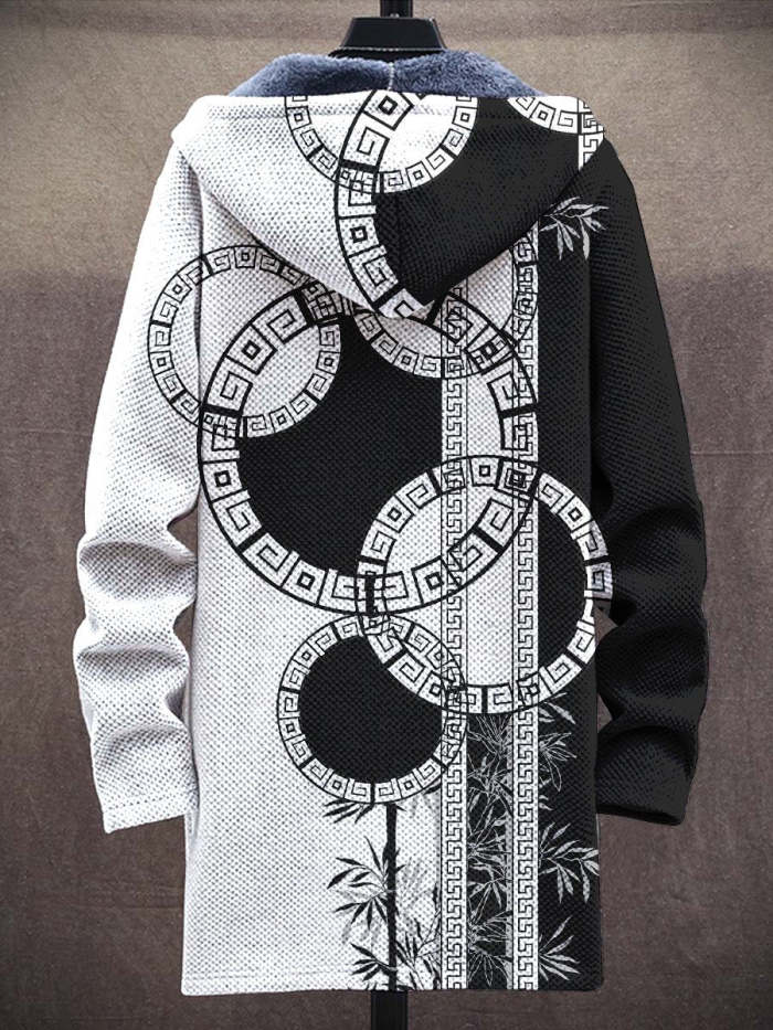 Unisex Art Long-Sleeved Sweater Coat Cardigan