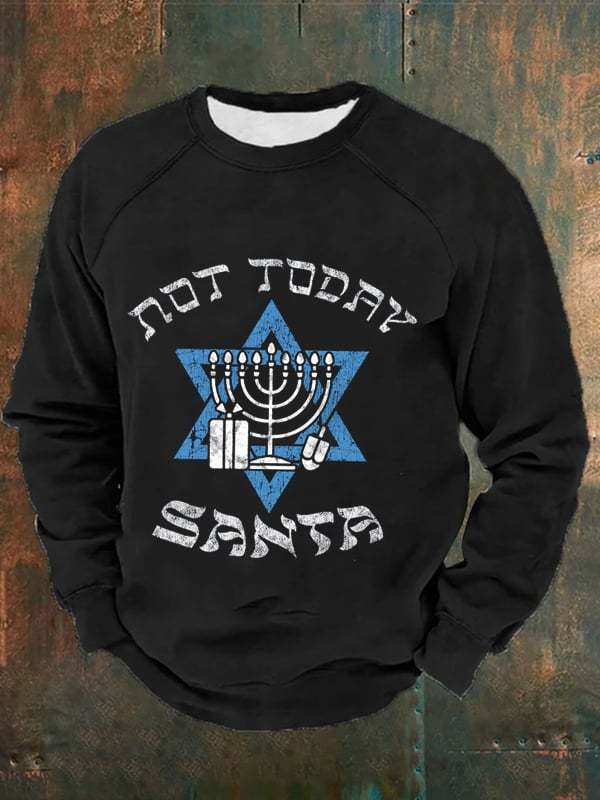 Men's Funny Hanukkah Printed Sweatshirt