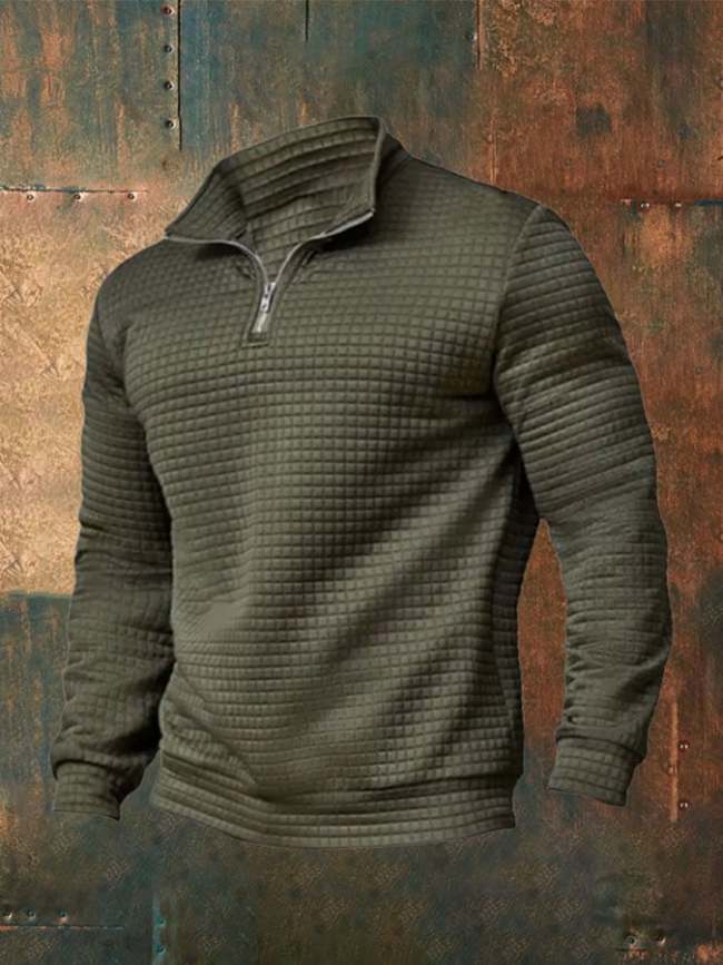 🔥BUY 3 GET 10% OFF🔥Men's Retro Casual Lapel Long Sleeve Sweatshirt