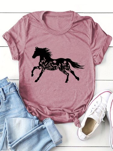 Horse Print T-shirt