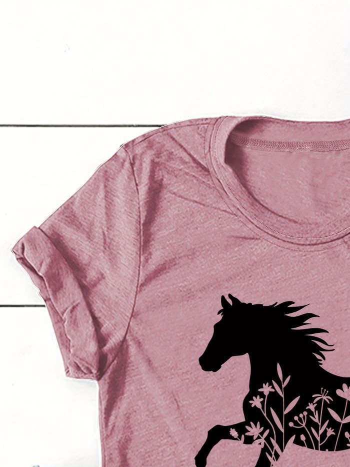 Horse Print T-shirt