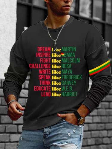 Men's Black History Month Black Leaders Sweatshirt