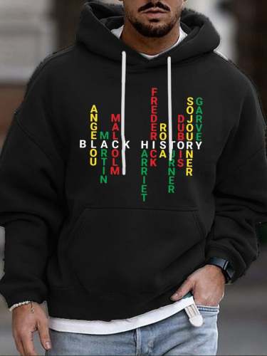Men's Black History Month Casual Hoodie