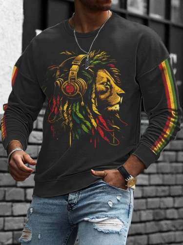 Men's Black History Month Printed Sweatshirt