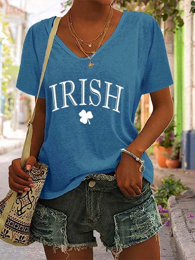 Women's IRISH Shamrock T-Shirt