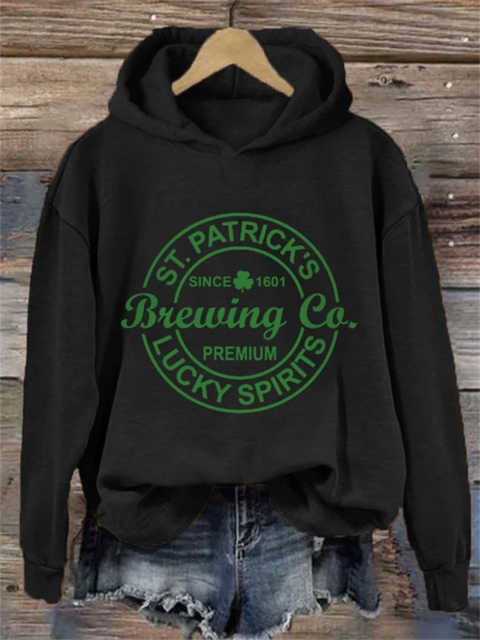 Women's St. Patrick's Day Brewing Co Hooded Sweatshirt