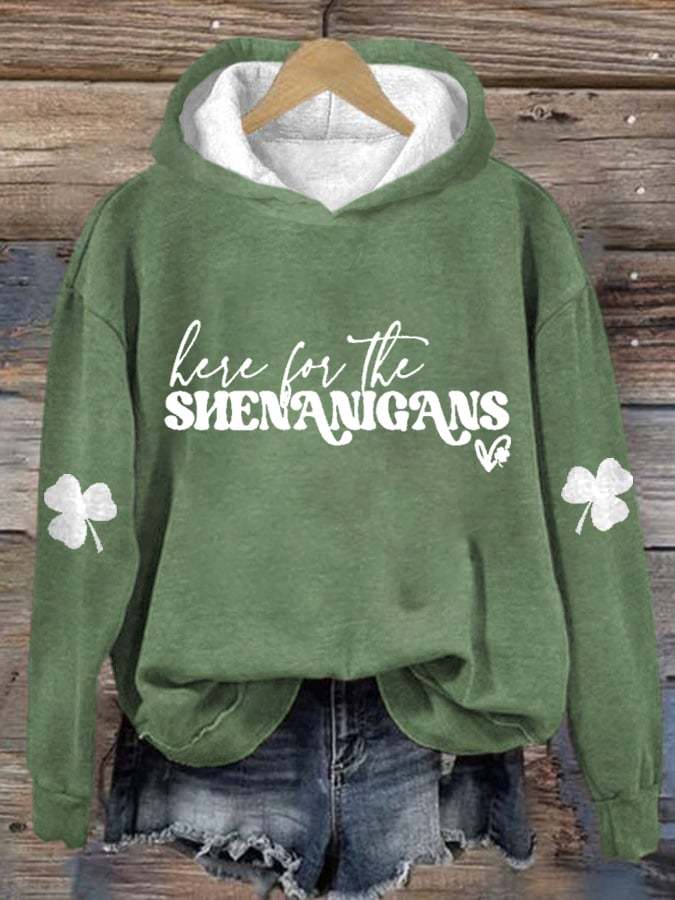 Women's St. Patrick's Print Long Sleeve Sweatshirt