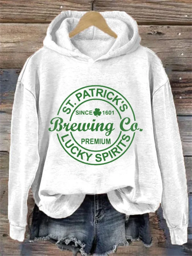 Women's St. Patrick's Day Brewing Co Hooded Sweatshirt