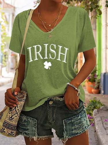 Women's IRISH Shamrock T-Shirt