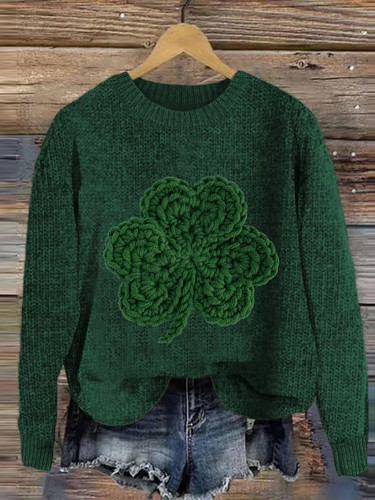 Women's St. Patrick's Day Shamrock Sweater