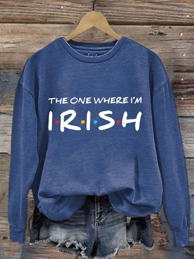 Women's St. Patrick's Day  Print Sweatshirt