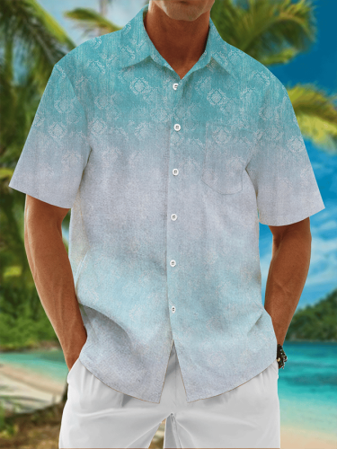 Fashion Casual Vacation Hawaiian Short Sleeve Shirt