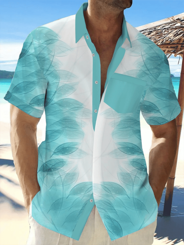 Men's Beach Hawaiian Design Casual Short Sleeve Shirt