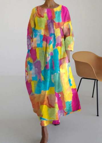 Women's Casual Floral Print Dress