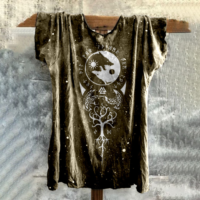 Viking Viking Totem Washed T-Shirt