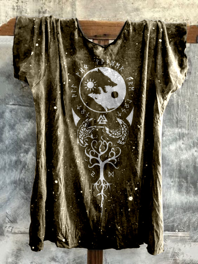 Viking Viking Totem Washed T-Shirt
