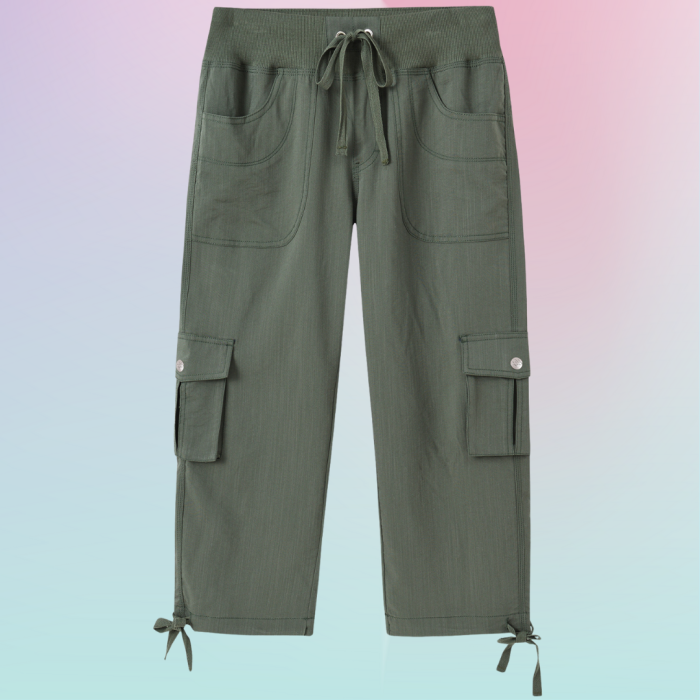 Women's quick-drying outdoor sports loose casual capri pants