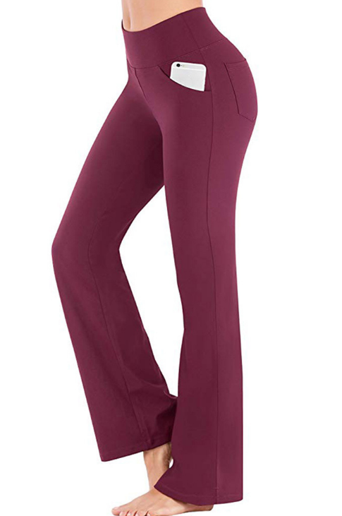 yoga work pants with pockets