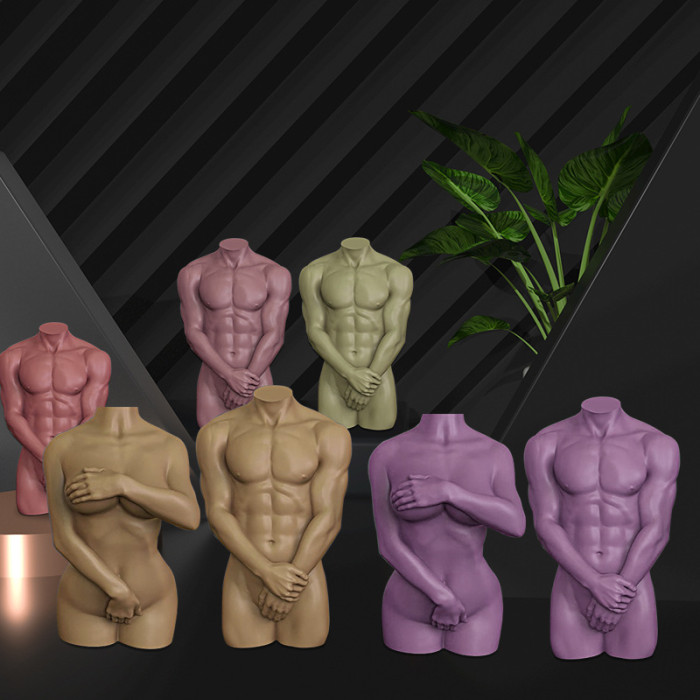DIY Silicone Body Candle Mold 3D Body Silicone Resin Casting Mold Candle Wax Epoxy Make Soap Mould Craft home decoration supplie