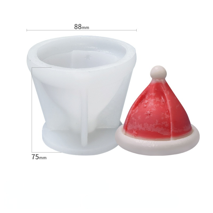 Christmas Tree Candle Silicone Molds for Diy Pine Cedar Aromatic Candle Making Resin Soap Mould Christmas Gifts Home Decor