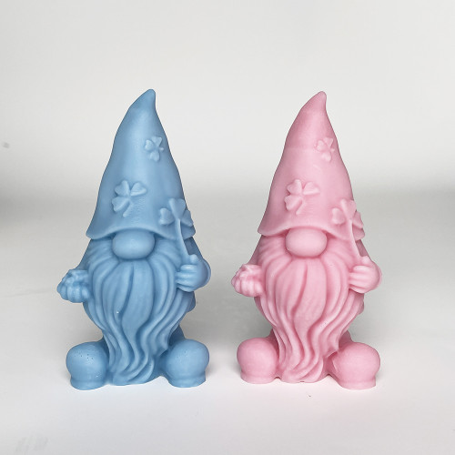 Gift Clover Dwarf Santa Claus Mold DIY candle mold