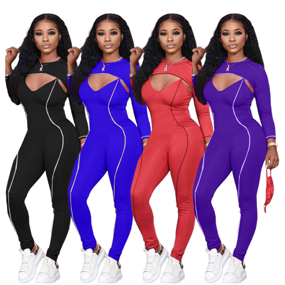 suspender jumpsuit